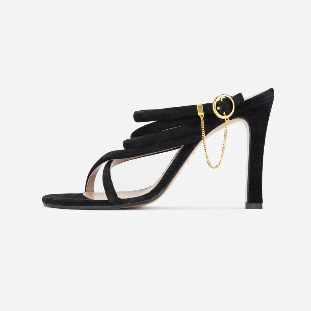 Chloé Black Strappy Sandals Pumps Sz:40 $970